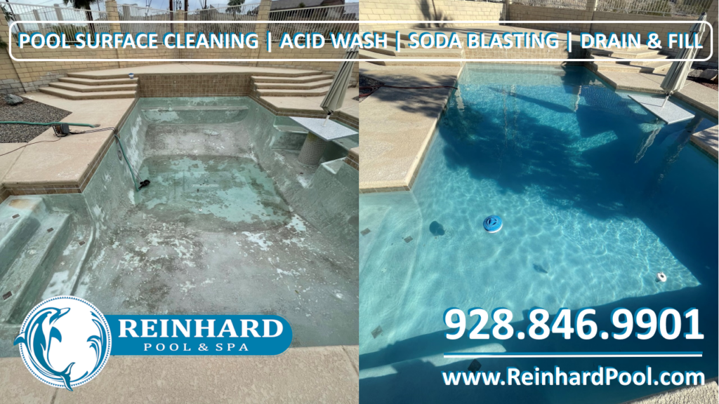 Lake Havasu City Pool Surface Cleaning, Acid Wash, Soda Blasting, Pool Resurfacing