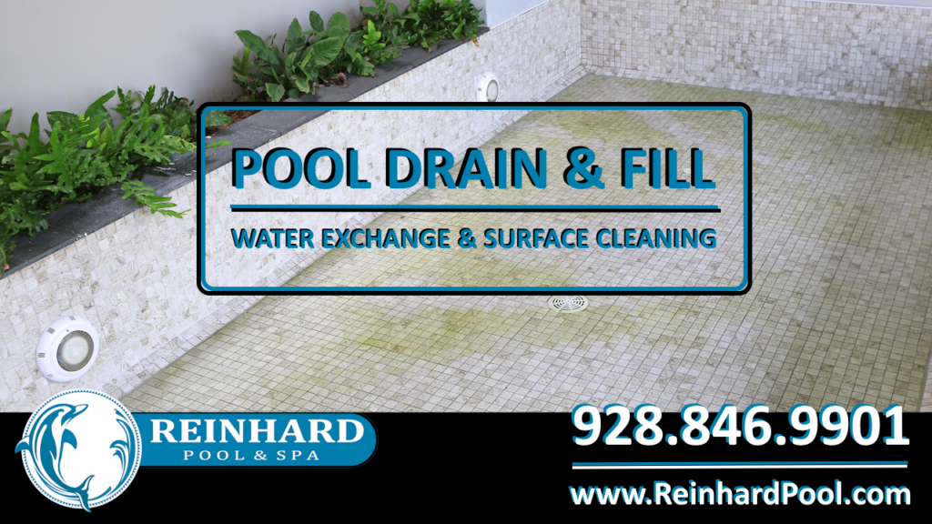 Reinhard Pool & Spa Lake Havasu City, Mohave County, Arizona Pool Drain and Fill, Pool Water Exchange, Pool Surface Cleaning, Acid Wash, and Soda Blasting